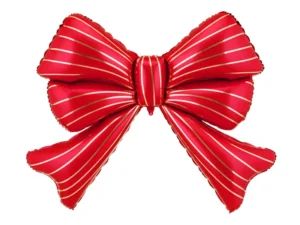 Balon foliowy Kokarda XXL 139x111 cm czerwona