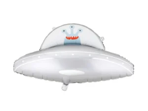 Balon foliowy UFO 79x55 cm srebrny