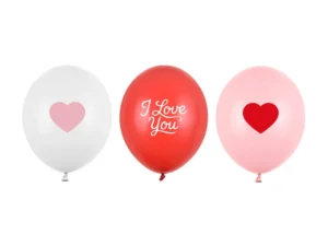 Balony 30 cm I love you