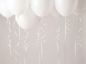 Wstążka plastikowa matowa 5mm/90m biała 2