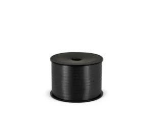 Wstążka plastikowa matowa 5mm/90m czarna