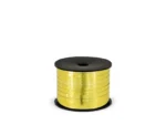 Wstążka plastikowa metalizowana 5mm/25m złota