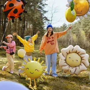 balony wzory wielokolorowe